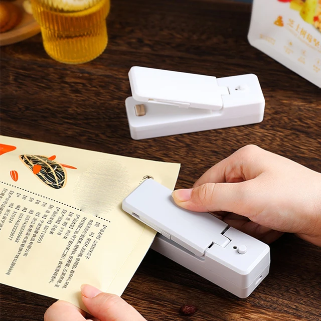 Hőfókoló Usb Újratelepíthető Mini Tömítőgép Tároló Táska Matrica Pecsét Élelmezés Snack Konyhai Ség - Image 3