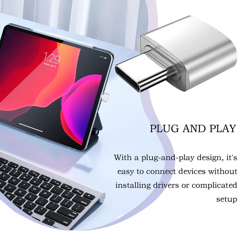 Otg C타입 변환기용 휴대용 USB 암형 변환기, 여행용 액세서리, 우수한 방열 소형 가제트
