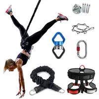 Aerial Yoga Cord Pilates Elastic Suspension Sling Trainer Bungee Dance Pull Rope Bungee Fitness Equipment - Image 3