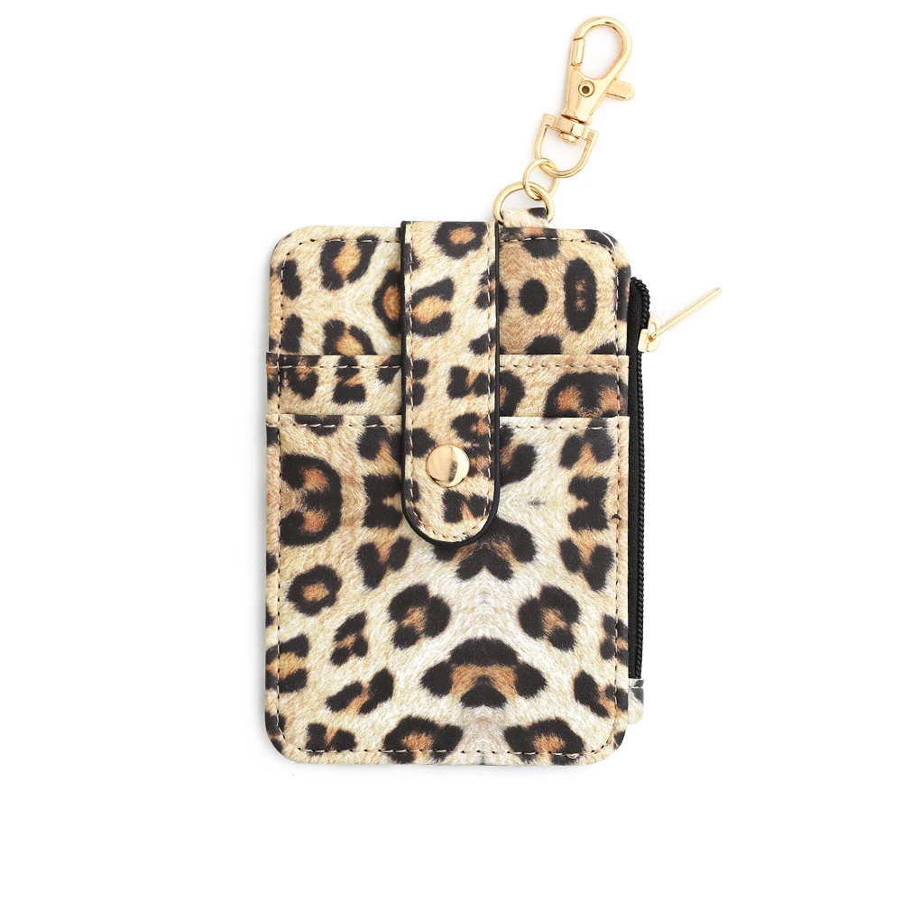 Braccialetto Portachiavi In Pelle E Silicone Per Mamma - Regalo Donna Leopardato