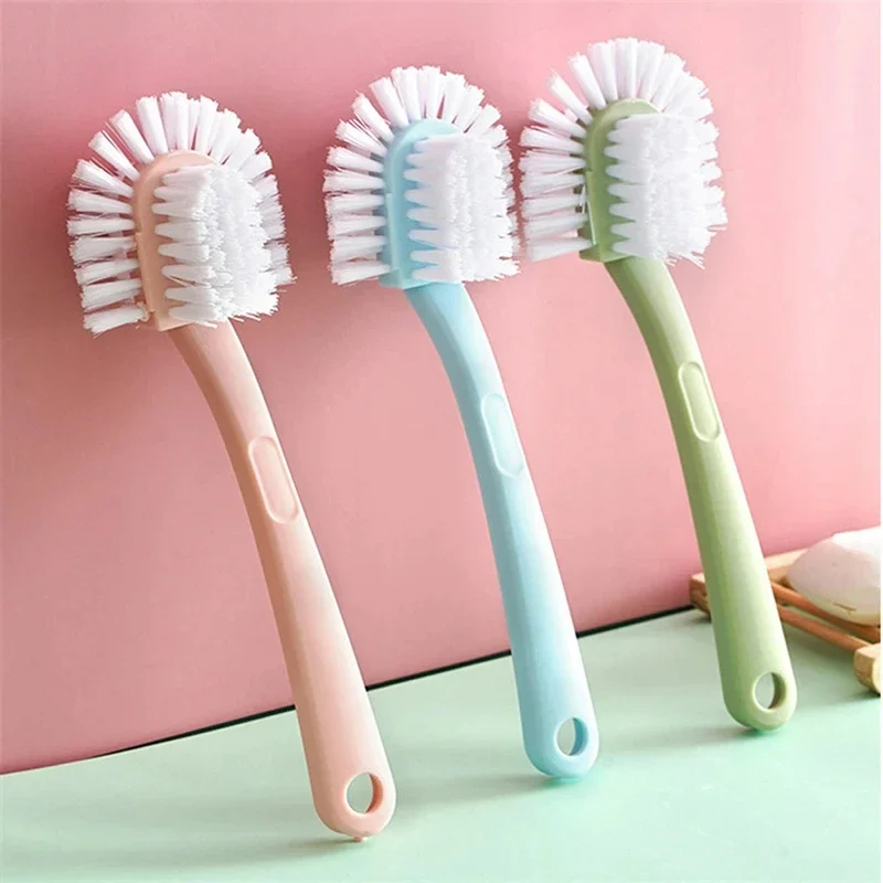 All-round Shoe Washing Brush Household Plastic Long-handled Soft-bristle Shoe Clothing Board Brush Multifunctional Cleaning Tool 4