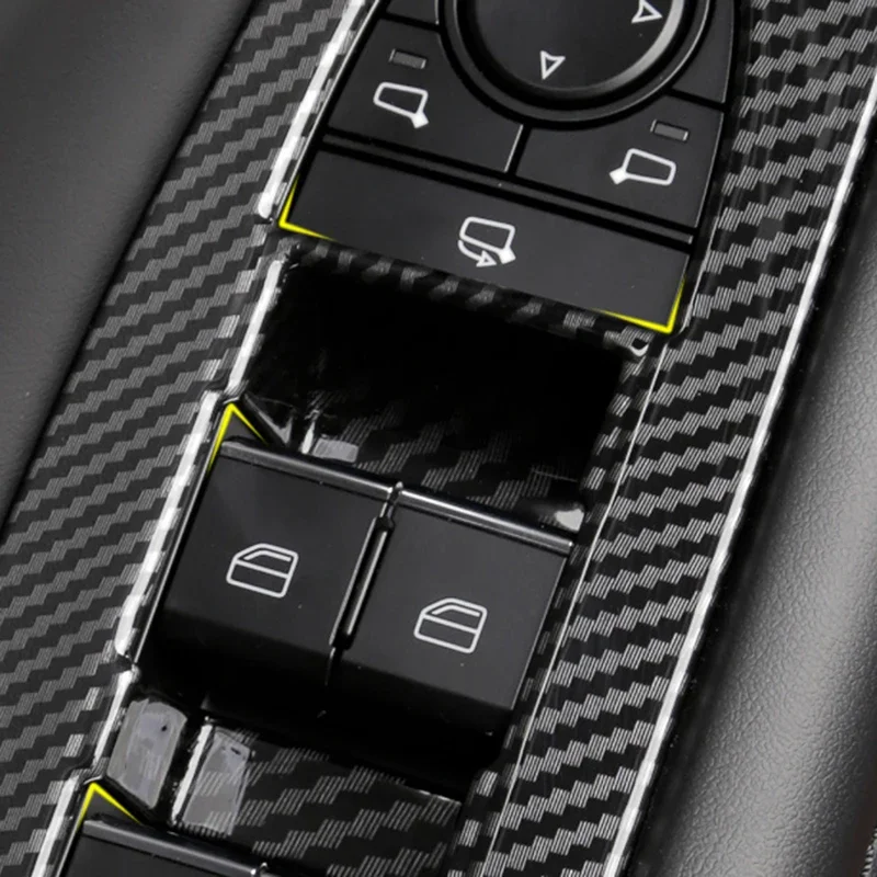 Car engine start button cover car engine start button sticker car styling stickers car button repair stickers Car Window Glass Lift Switch Button Cover Trim Sticker For Mazda 3 Axela BP CX-30 DM Accessories