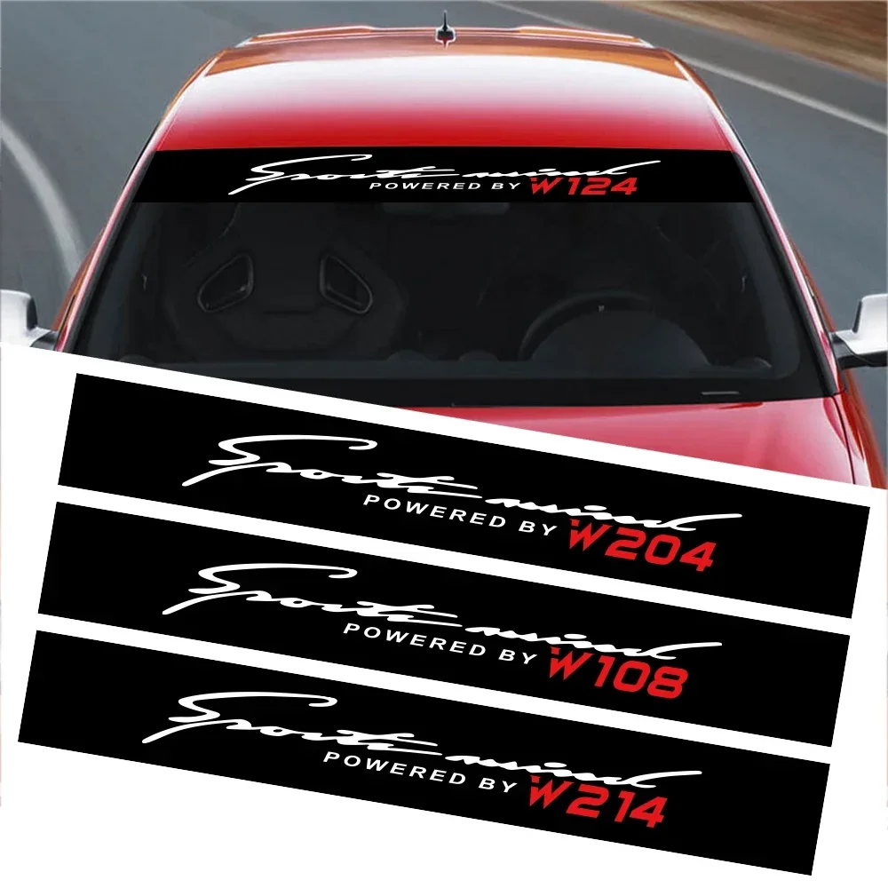 1 x AMG Sticker for Windshield or Back Window - White 