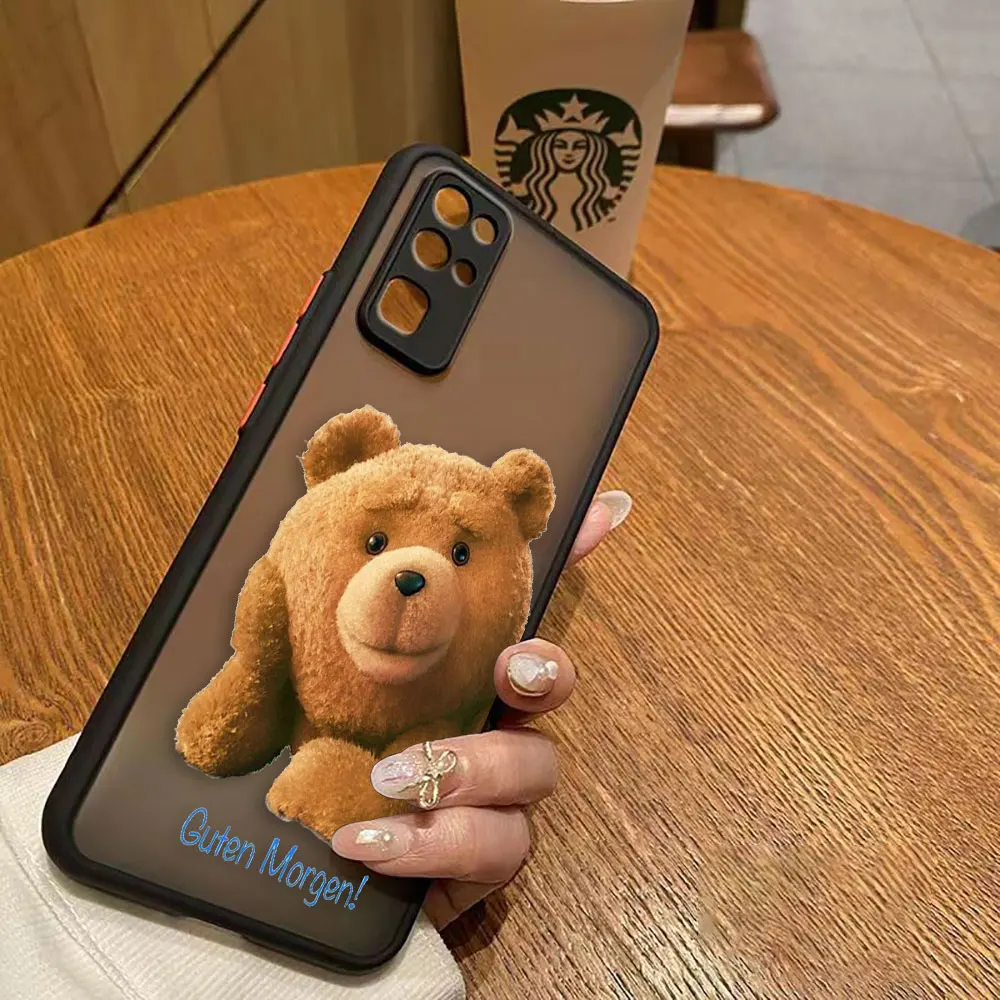 thumbnail image 1 of Funda mate para HONOR 70 50 30S 30 20 8X 9A 9X PLAY 4T X7 X8 X10 5G V40 Funda Coque Capa Shell travieso t-oso de peluche pareja, 1 of 5