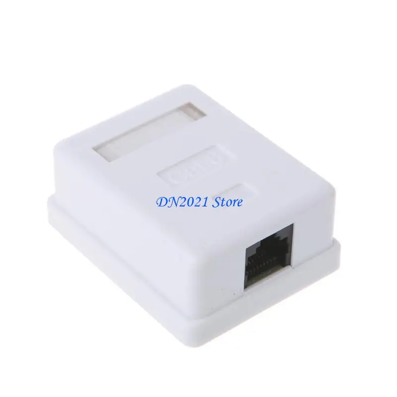 F3KE 키스톤 잭 데스크탑 마운트 w/ rj45 키스톤 커플러 삽입 Cat6 네트워크 모드