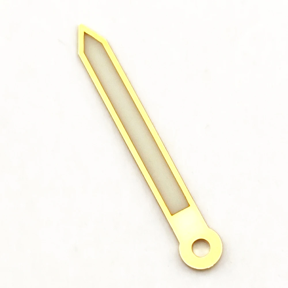 High-Quality Golden Watch Hands with Green Luminous Feature