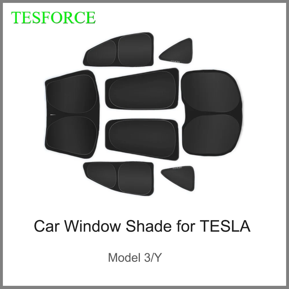 Car Sun Shade For Tesla Model 3 Y 20172022 Windshield Sunshade Cover