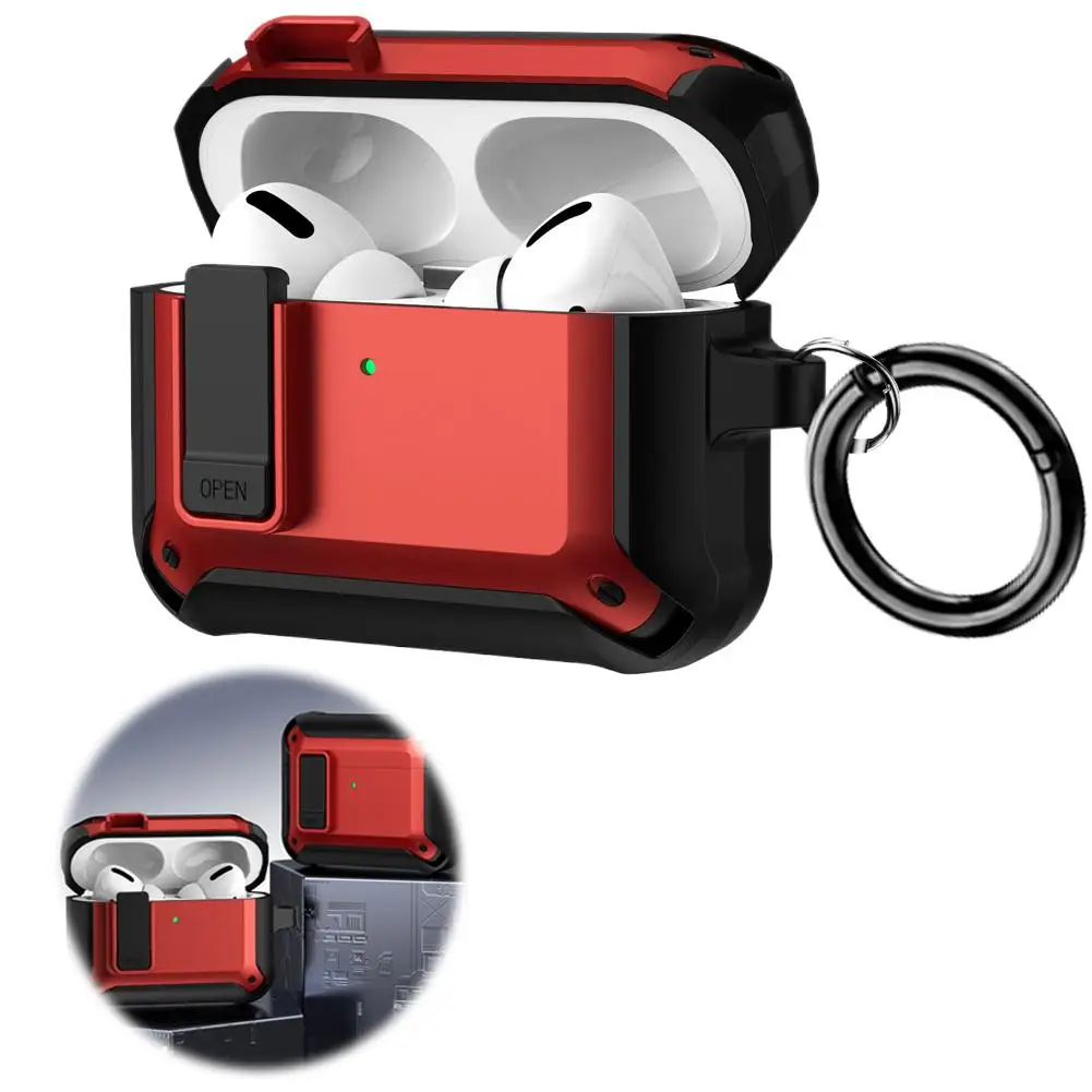 Premium Shockproof Protective Cover with Lock & Carabiner