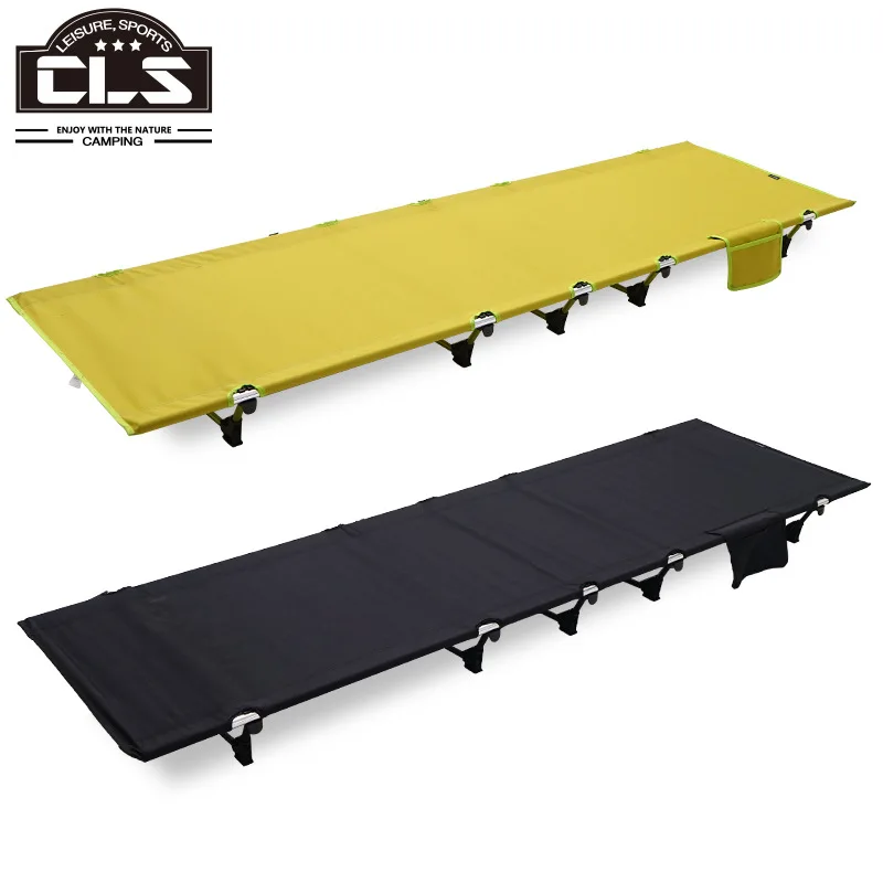 Portable Folding Bed Outdoor Lightweight Folding Bed Portable Camping Simple Camp Bed Escort Lunch Break Oxford Cloth Leisure