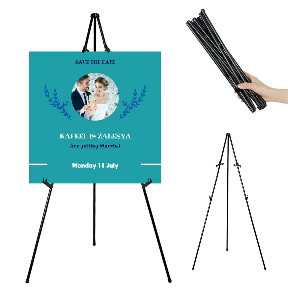 

Non-Slip Art Easel Instant Use Easy to Carry Stable Display Painting Canvas Metal Easel Metal Easel Displaying