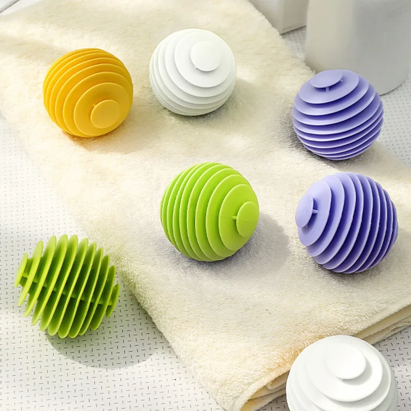 3PCS Reusable Magic Laundry Balls PVC Dryer Ball Fabric Softener Clothes Cleaning Tools Washing Machine Accessories