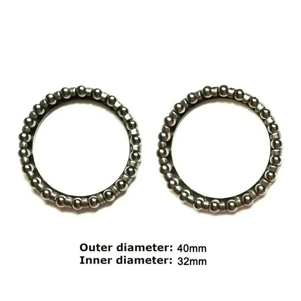 4 Pcs 40mm Bicycle Fork Headsets Ball Bearings Bowl Kits Replacement Handlebar Retainer Bowl Bearing Set Bikes Parts Accessories bicycle ball bearing,bike headset bearings
