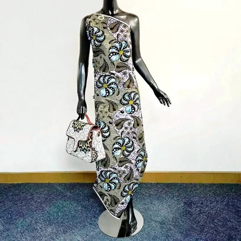 Item I3-4 100% cotton wax printed fabric