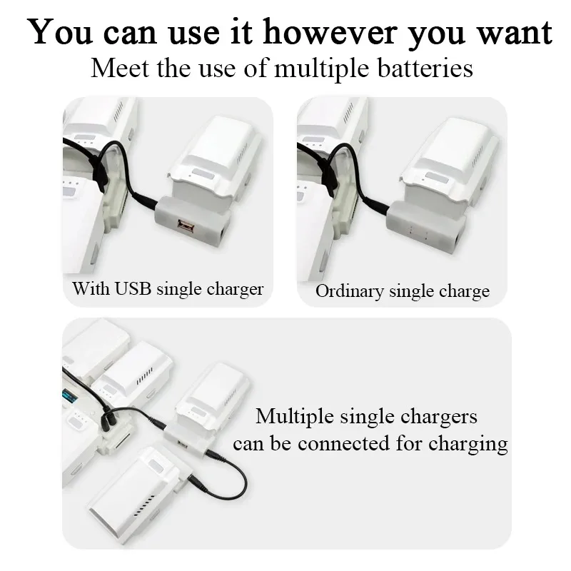 For FIMI X8 PRO Drone Flight Battery Charger Hub In Fast