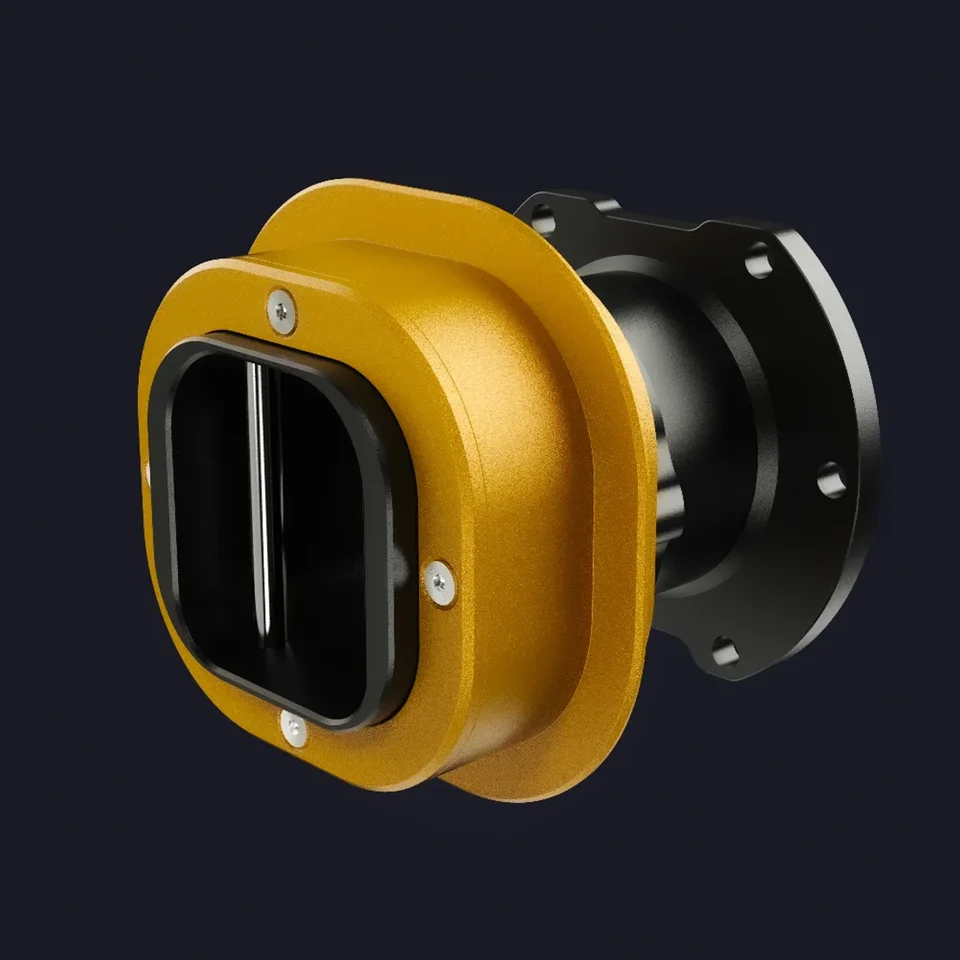 Adaptateur QR2 Pro Côté Roue Pour Volants Fanatec – Remplace QR1 – Aluminium Usiné Anodisé Doré – Neuf