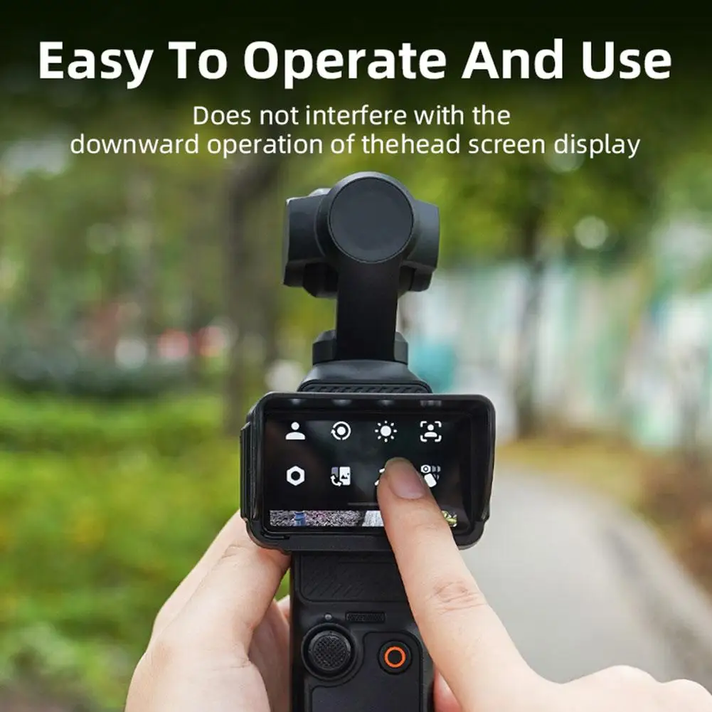 

Sun Shade For DJI Osmo Pocket 3 Light Weight Screen Sunshade Hood Cover Anti-glare Handheld Gimbal Camera Accessories G1Y6