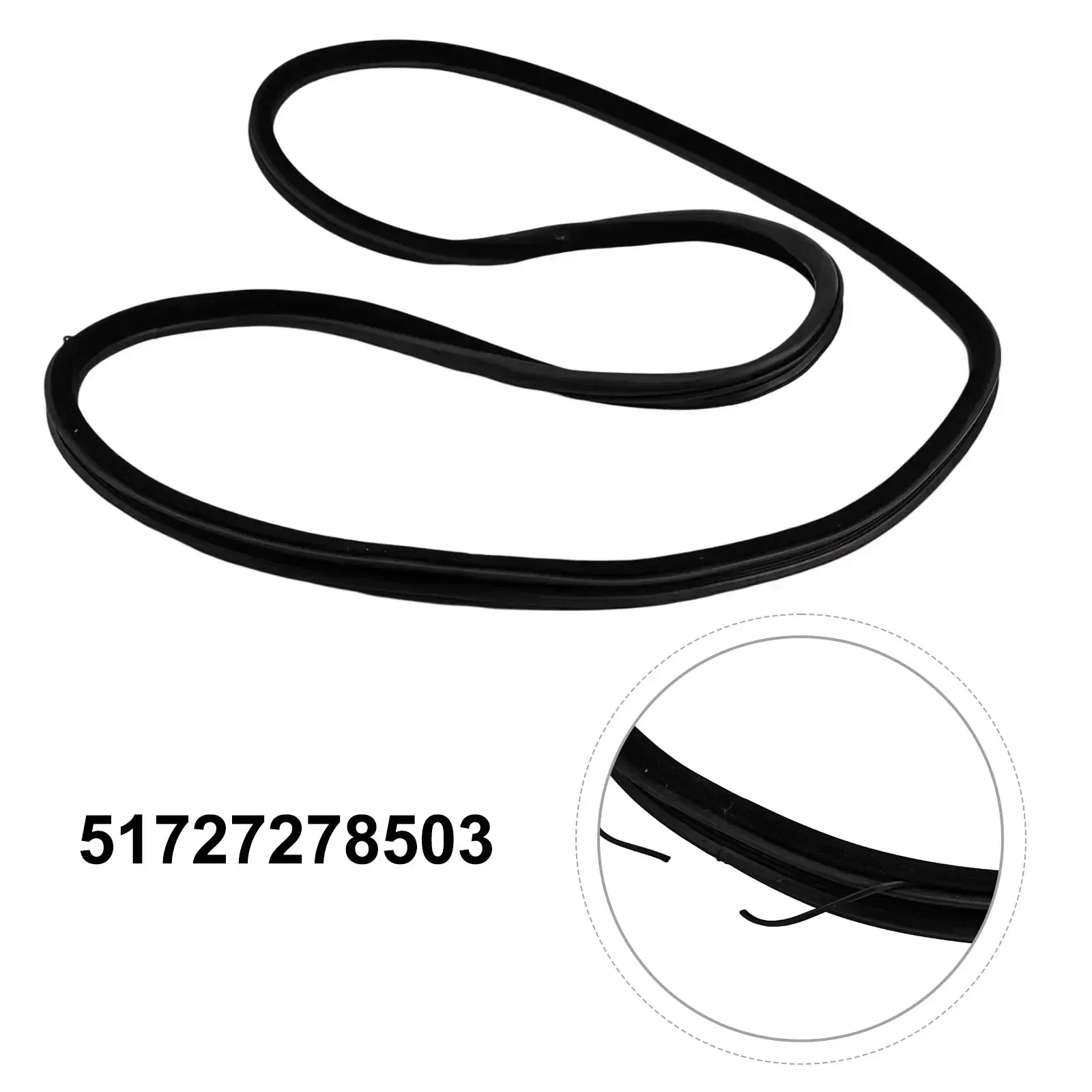Front Door Body Sealing Strip Seal 1pc 51727278503 Accessories Black Replacement Vehicle For BMW F10 F11