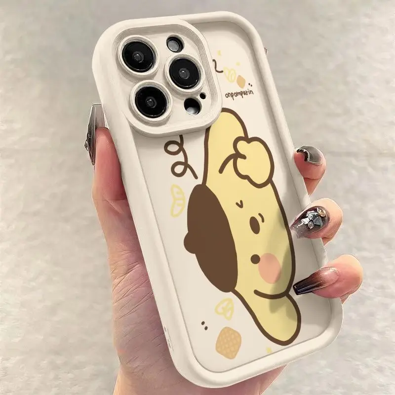 thumbnail image 1 of Funda para Samsung Galaxy S23 Ultra S22 S21 Plus S20 FE A12 A32 A52 A52S A23 A33 A53 A14 A34 A54 Sanrio Hello Kitty Cat Pom Purin, 1 of 5