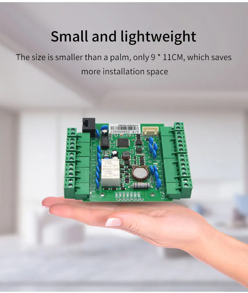 WG606 TCP/IP Network Wiegand 26 34 Entry Attendance Access Panel Control Board R