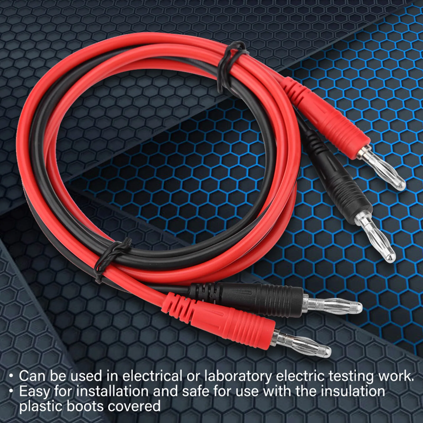 Banana Plug Testing Cable Test Probe P1041 4mm Banana Plug to Multimeter Testing Cables, banana plug alligator clip cable