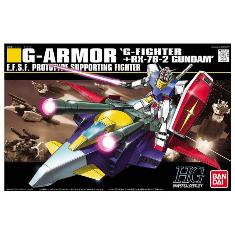 In Stock] Bandai HGUC 050 1/144 G-ARMOR RX-78-2 Action