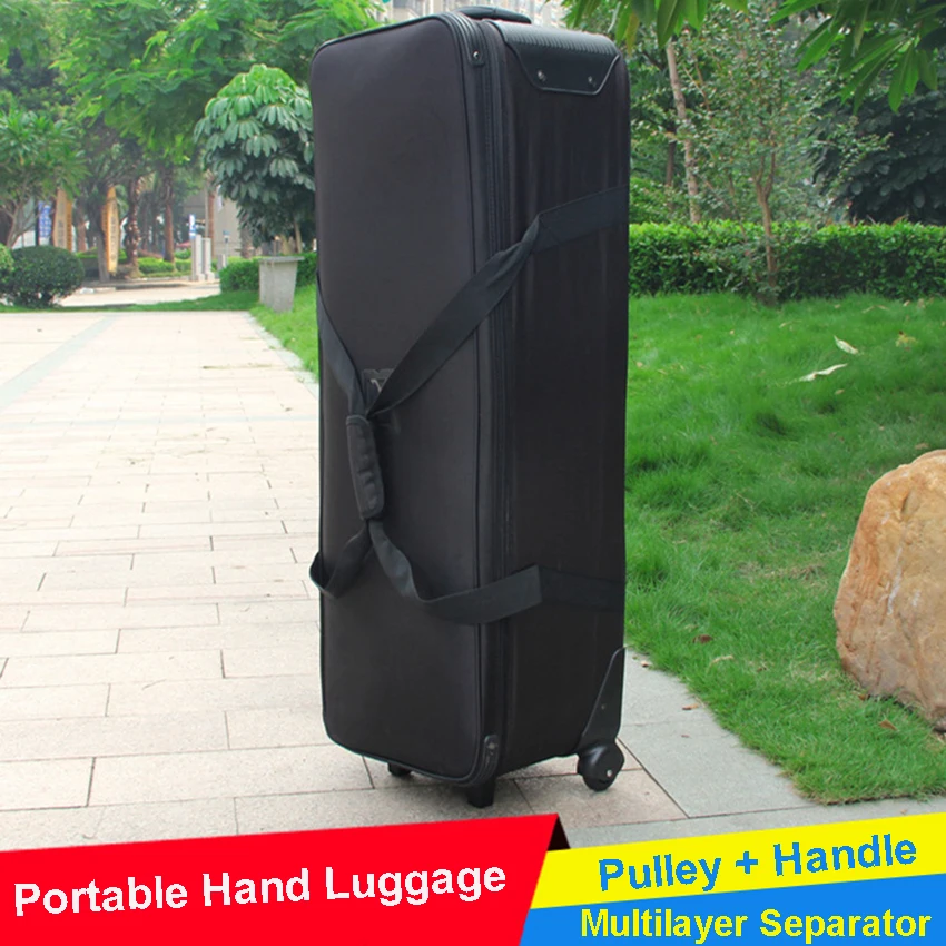 Photographic Lamps Storage Rolling Luggage High capacity Trolley