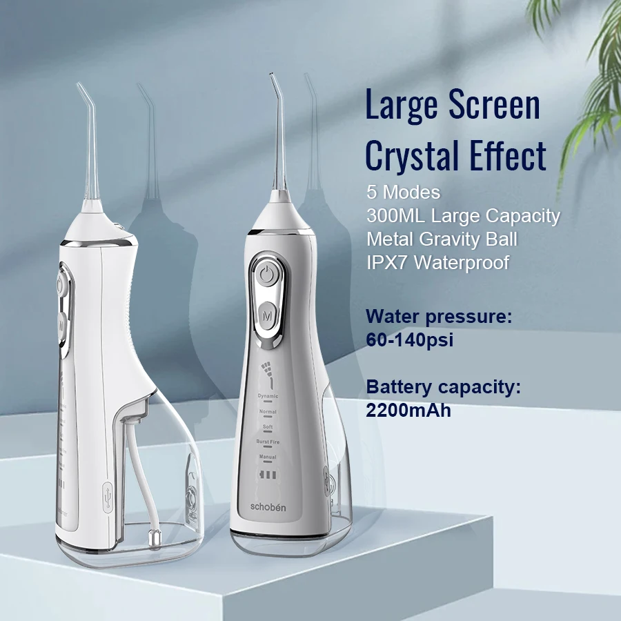 Dental Cleaner Oral Irrigator Water Flosser Oral Irrigator Protable Water Flosser Teeth Whitening Dental Jet Pick Mouth Washing Machine Pulse Dentistry Tools Cleaner USB