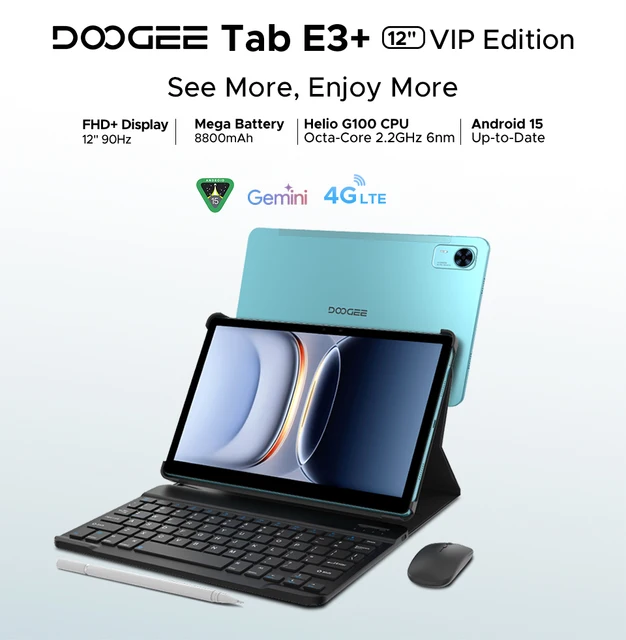 DOOGEE Tab E3 Pro アンドロイド15 G100 タブレット Amazon.co