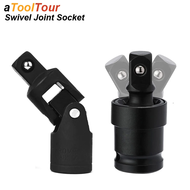 Swivel Impact Universal-Steckdosengelenk U Knuckle Air Wobble Sleeve Adapter Verlängerung Elektroschlüssel 1/2 Zoll Antrieb 90 360 Grad – Detail 3