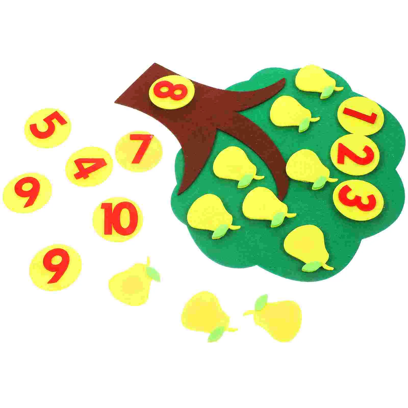 

Войлочное дерево, математические игры для обучения, сложение и вычитание с числами 1-10 в классе детского сада