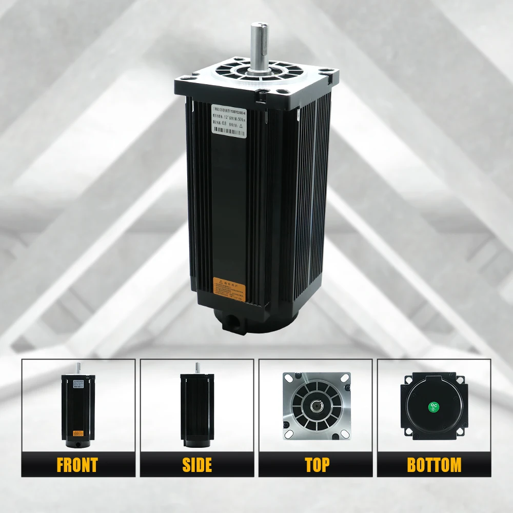 HLTNC 130BYG350D Nema52 50Nm 3상 브레이크 스테퍼 모터 Nema52 및 HB3722MA 드라이버 키트 (CNC 라우터, 선반, 밀링 머신용)