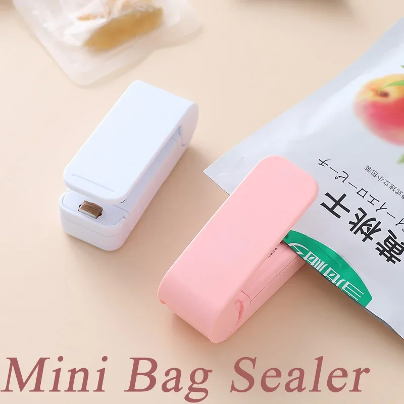 Portable Sealing Tool Heat Mini Handheld Plastic Bag Impluse Sealer Organizer Kitchen Accessories Tools mini sealer plastic bag sealer
