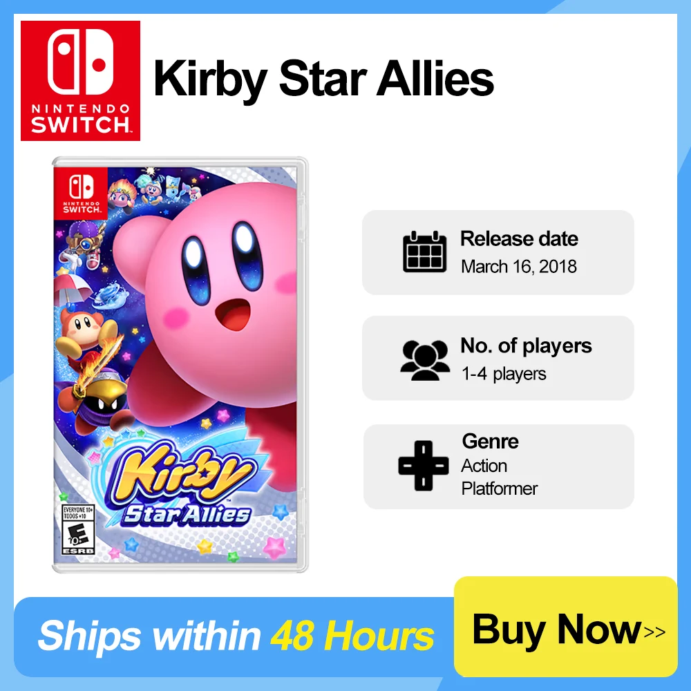 Kirby Star Allies Nintendo Switch Game Deals 100 Official Original