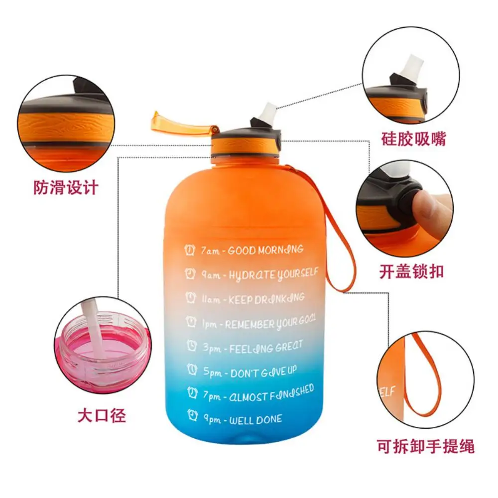 

Вместительная Удобная ручка из безопасных материалов, открывающаяся Спортивная бутылка с одним ключом, вместительные спортивные бутылки для воды