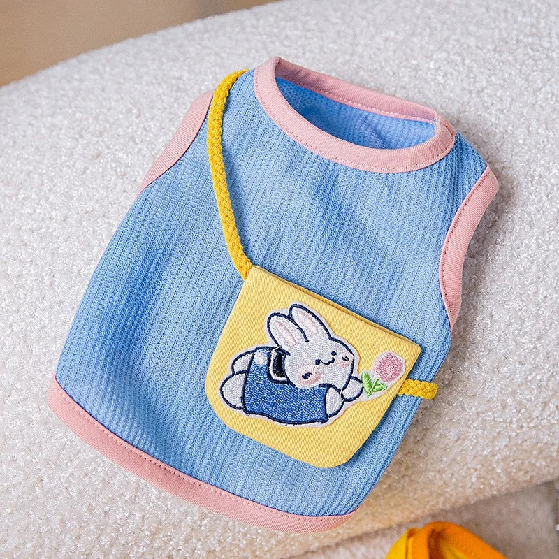 thumbnail image 1 of Ropa para mascotas, con encaje de frutas, para cachorros, estilo fino, camisola de verano, ropa para perros más suave que la de oso, ropa para chihuahua, peluche, 1 of 5