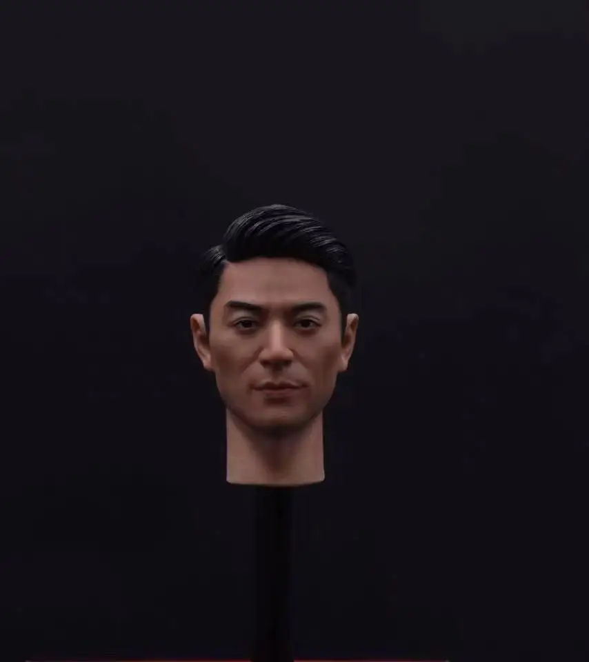 Масштаб 1/6 голова Wallace Huo резьба азиатская из чиангхая для 12-дюймовой экшн-фигурки