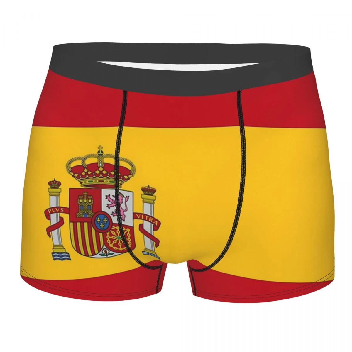 Calzoncillos de algodón con bandera de España para hombre, interior tipo bóxer, suave, de talla grande| | - AliExpress