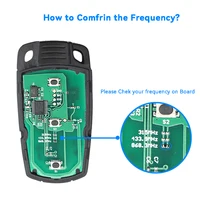 Keyyou CAS3 CAS3 315/433/868MHz + กุญแจรีโมทรถยนต์อัจฉริยะสำหรับ BMW 1/3/5/7 Series X5 X6 Z4 E60 E70 E90ระบบ CAS3ชิป ID46 PCF7953 4
