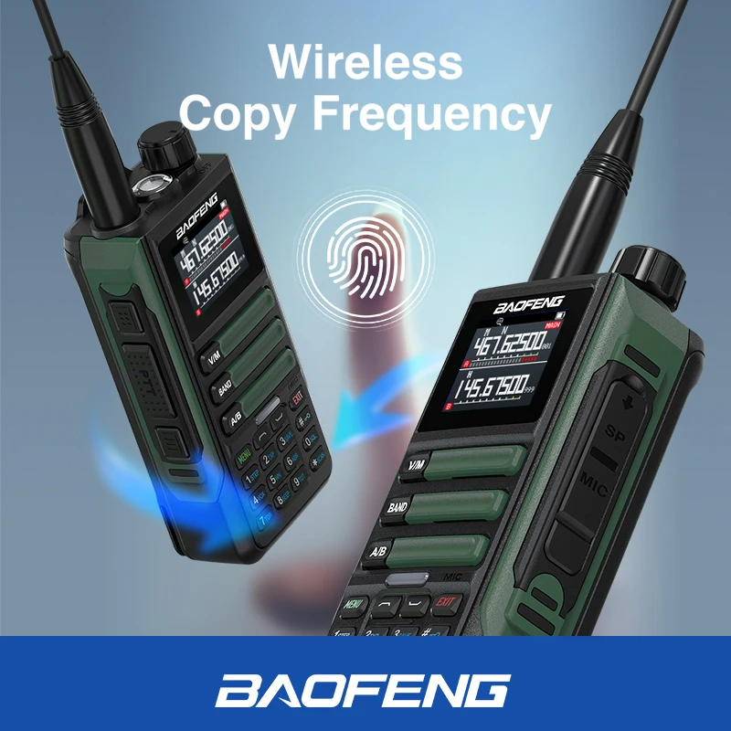 Upgrade Baofeng UV16M V2 Walkie Talkie 15W High Capacity AM FM 2-Way Radio Full Band LCD 999CH Frequency Copy NOAA Noise Reduce 2
