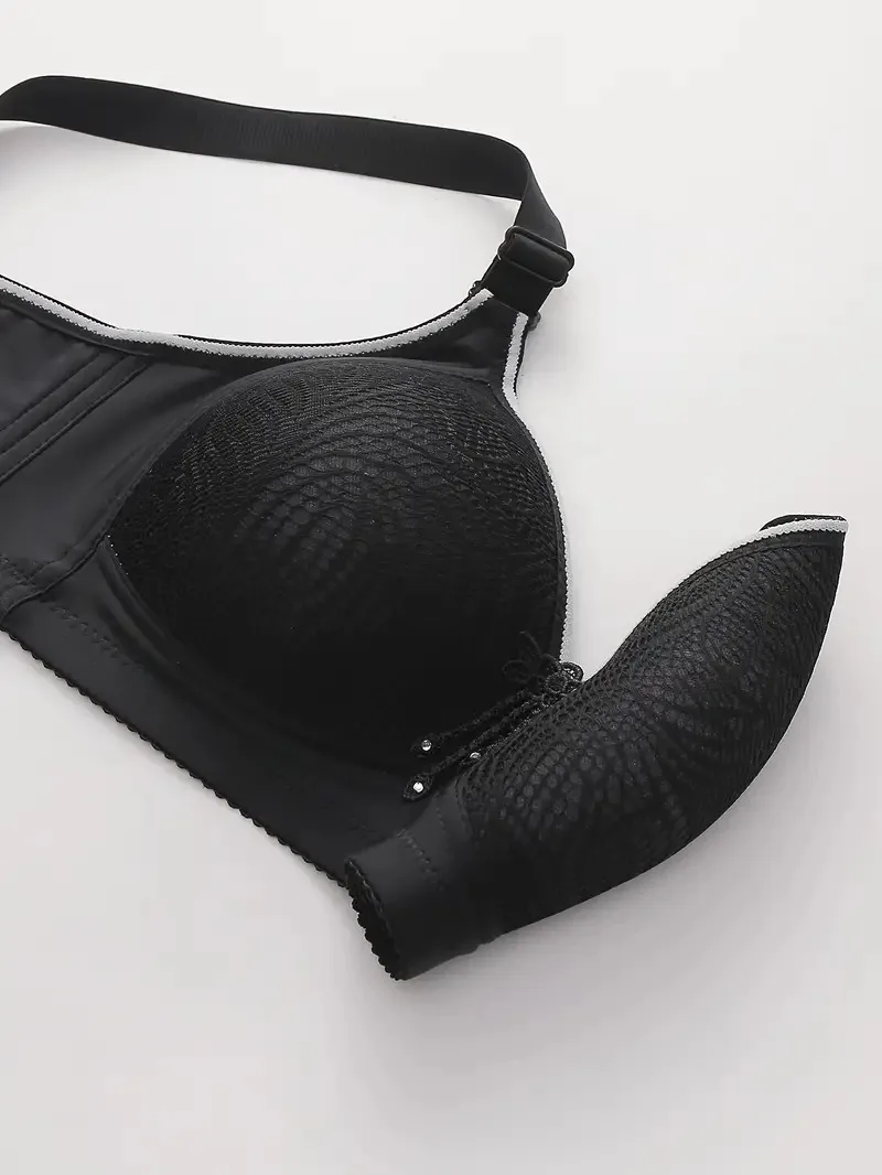 Appliques Jacquard Bra Women's Bra 1 Piece