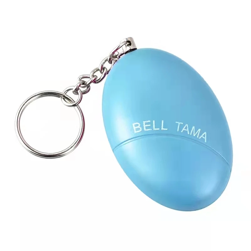 Self Defense Alarm 100dB Egg Shape Security Protect Alert Personal Safety Scream Loud Keychain Emergency Alarm For Child Elder home panic button Alarms & Sensors