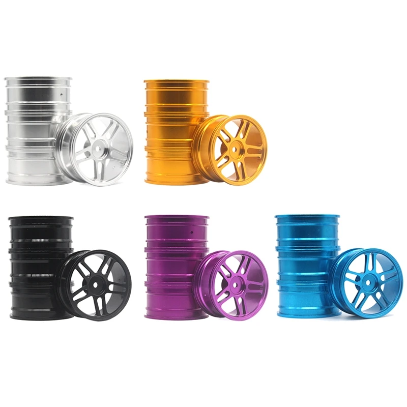 

4 PCS Suitable For 94122/94123/FW06 Lightweight Wheels D3/D4 Of 1/10 Flat Sports Car Drift Car Metal Tires