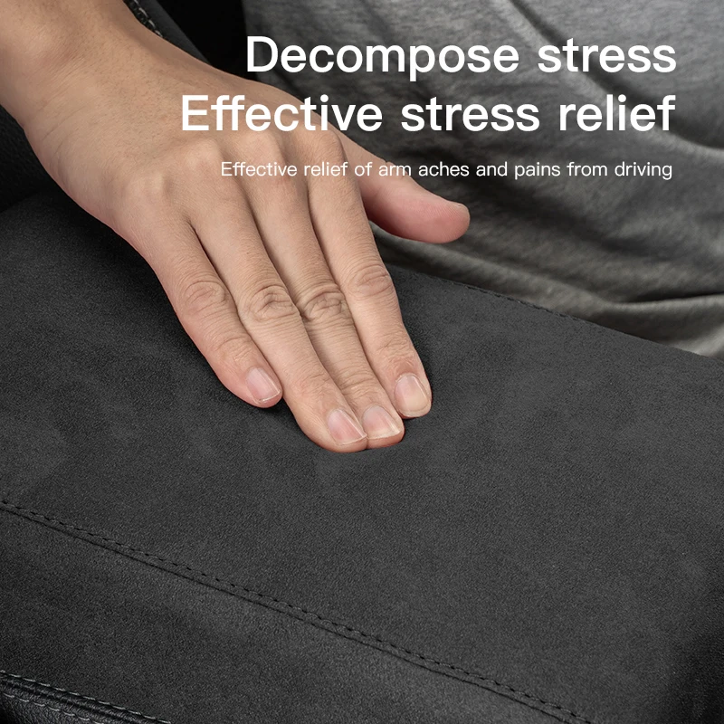 렉서스 F 스포츠 GX460 Ct200h IS250 ES 220D IS200 F스포츠 GS GX IS용 스웨이드 자동차 내부 팔걸이 박스 매트 센터 콘솔 액세서리