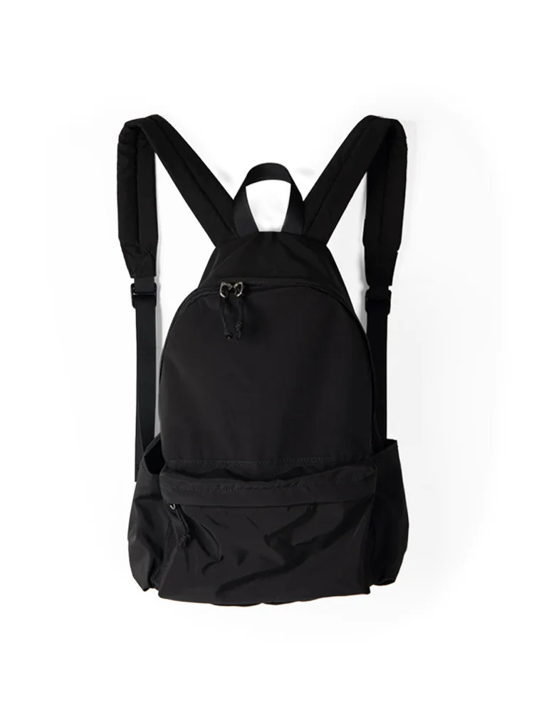 

2023 New Korean version niche ins large capacity nylon cloth for women's simple casual short-term travel backpack