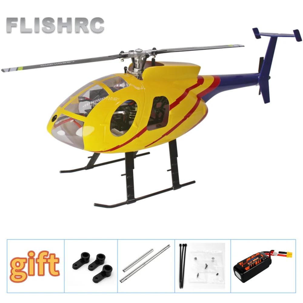 250 MD500 Scale Fuselage Simulation RC Helicopter With OMPHOBBY M2 2020