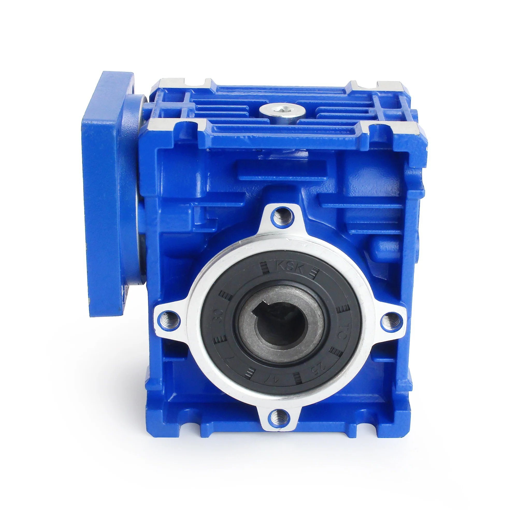 NEMA23 Motor Worm Gear Reducer NMRV030 High Torque Gearbox Reducer Input 11mm Output 14mm Gear Ratio 5:1/7.5:1/10:1/80:1 worm geared motor
