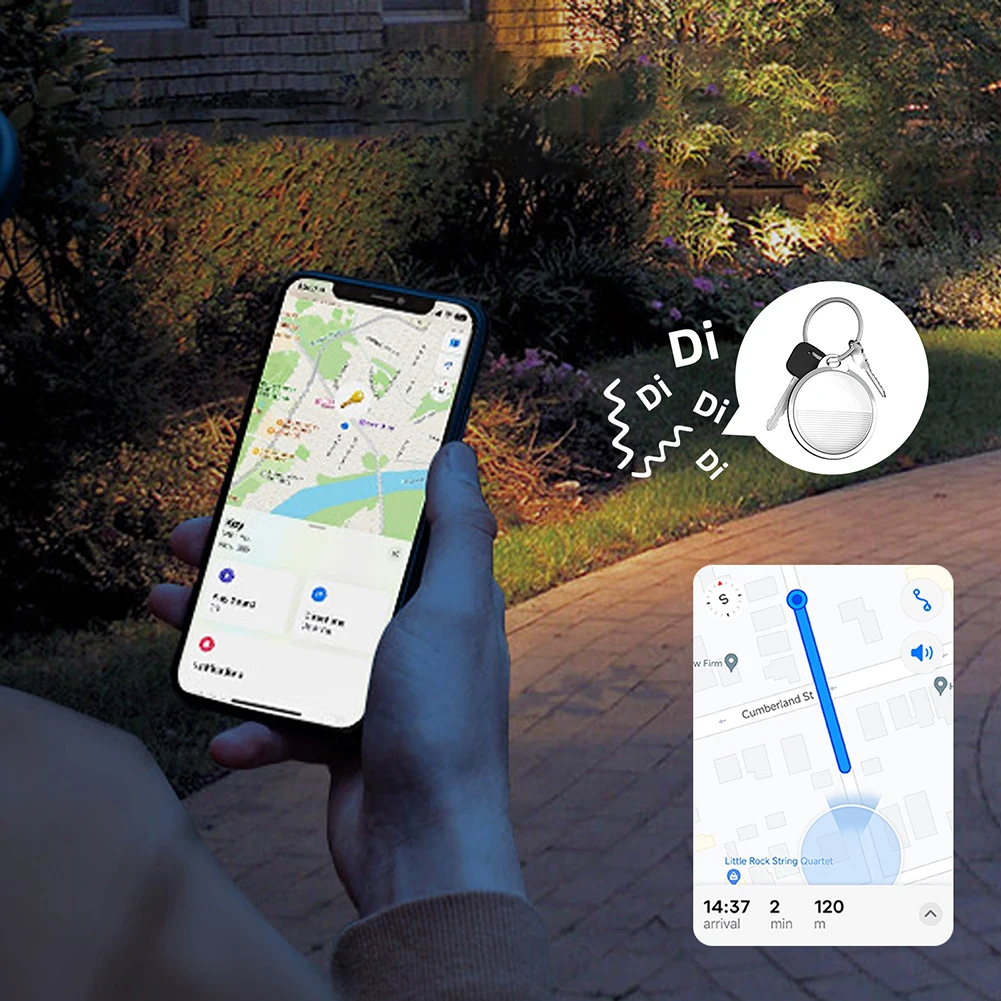 1-5Pcs Mini Tracking Device For Apple Find My Key Smart iTag Child Finder Pet Car GPS Lost Tracker Bluetooth Tracker IOS System gps locator key finder anti lost tracker anti lose tracker item locator anti lost locator key chain locator