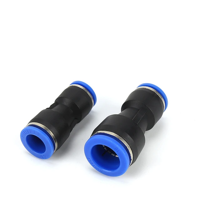 4mm 6mm 8mm 10mm 12mm 14mm 16mm 호스 튜브 유니온 스트레이트 감속기, 원터치 공기 공압 푸시 인 파이프 피팅 퀵 커넥터