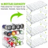 Foldable Wine Rack Stackable Holder Bottle Storage Refrigerator Organizer Cabinet Pantry Free-Standing Tumbler Can Beer Holder 4