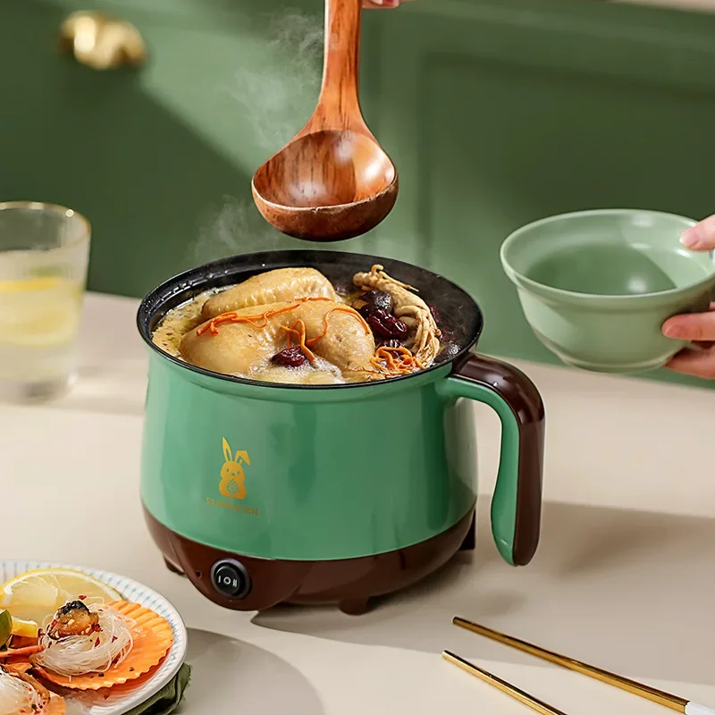 Mini Electric Multi Cookers Single/Double Layer Pot 1-2 People Household Non-stick Pan Hot Pot Rice Cooker Cooking Appliances 2